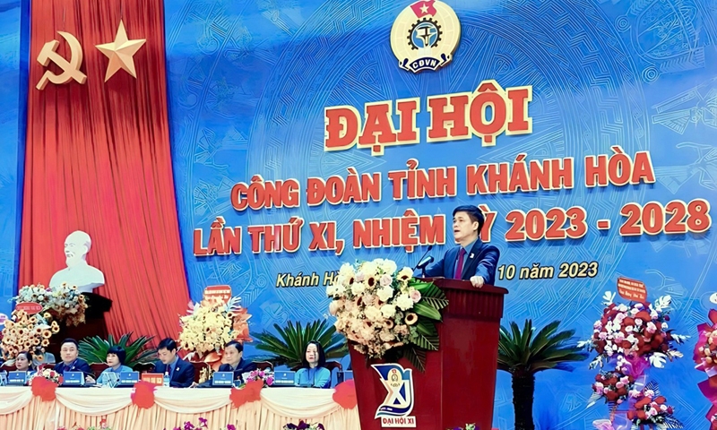 Ông Bùi Hoài Nam tiếp tục làm Chủ tịch Liên đoàn Lao động tỉnh Khánh Hòa