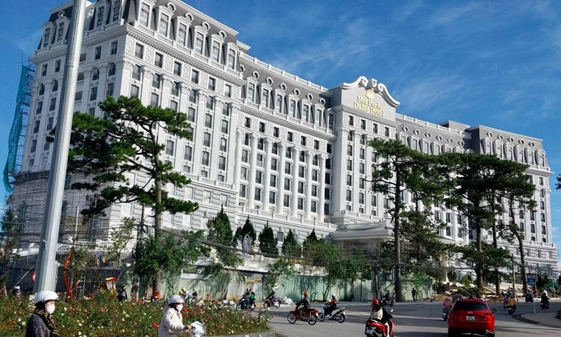 Lâm Đồng: Khách sạn Merperle Dalat Hotel xây trái phép gần 4.500m2