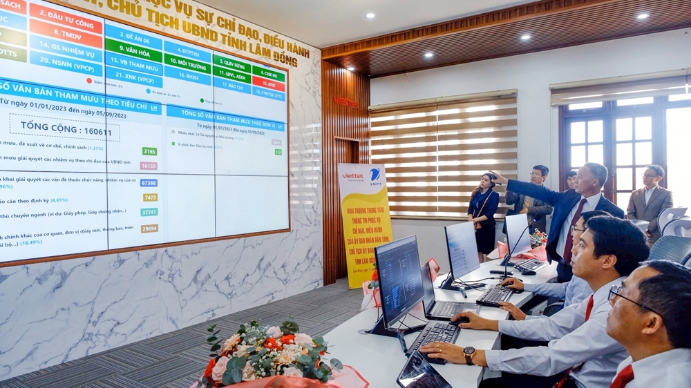 Lâm Đồng: Vận hành Trung tâm điều hành thông minh IOC
