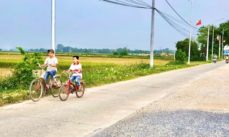 Thanh Liêm (Hà Nam): Phấn đấu về đích Dự án cải tạo đường trục xã Liêm Túc, đảm bảo mục tiêu nông thôn mới nâng cao