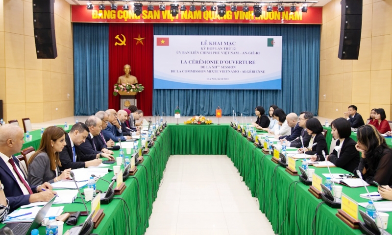 Khai mạc Kỳ họp lần thứ 12 Ủy ban Liên Chính phủ Việt Nam – Algeria