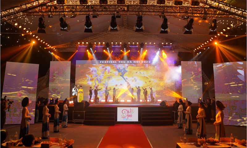 Các gian hàng đặc sắc của Bia Hà Nội góp mặt tại sự kiện Festival Thu Hà Nội 2023