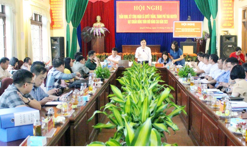 Thành phố Thái Nguyên: Xã Quyết Thắng đủ điều kiện đạt chuẩn Nông thôn mới nâng cao