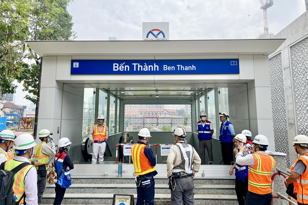 Thành phố Hồ Chí Minh: Lên phương án chống ngập ga ngầm metro số 1