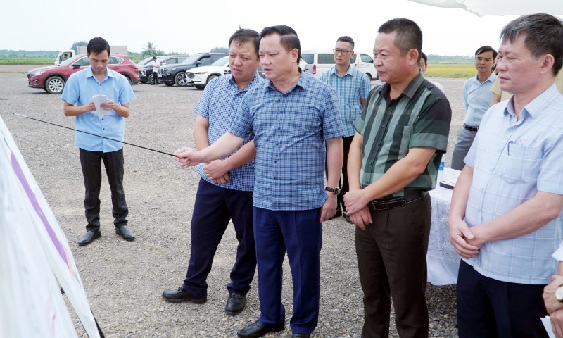Thái Bình: Cần sớm triển khai thi công dự án Khu công nghiệp Hải Long