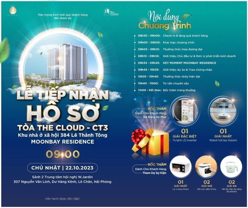 MoonBay Residence: Thông báo tiếp nhận hồ sơ mua nhà ở xã hội đợt 2