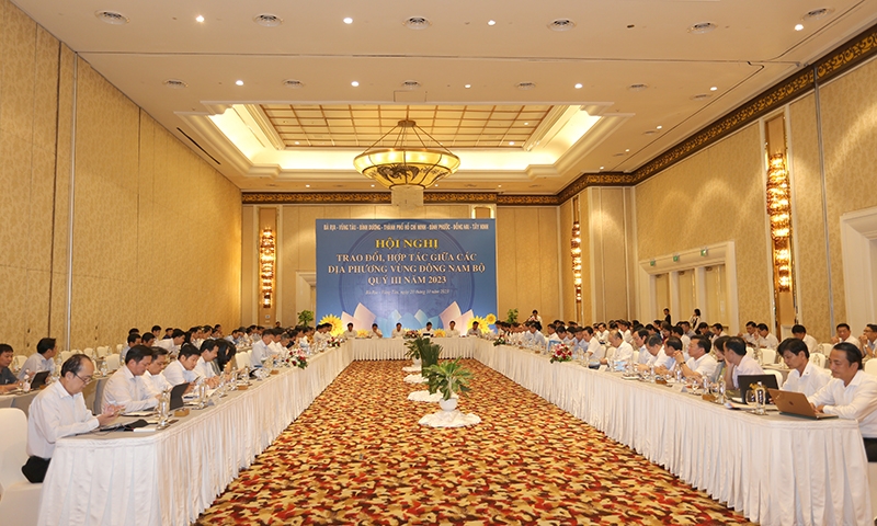 Bà Rịa – Vũng Tàu: Hội nghị trao đổi giữa các địa phương vùng Đông Nam Bộ, cơ hội phát triển kinh tế vùng