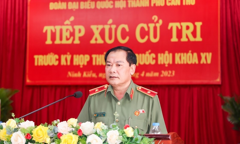 Thiếu tướng Nguyễn Văn Thuận làm Trưởng Đoàn đại biểu Quốc hội thành phố Cần Thơ