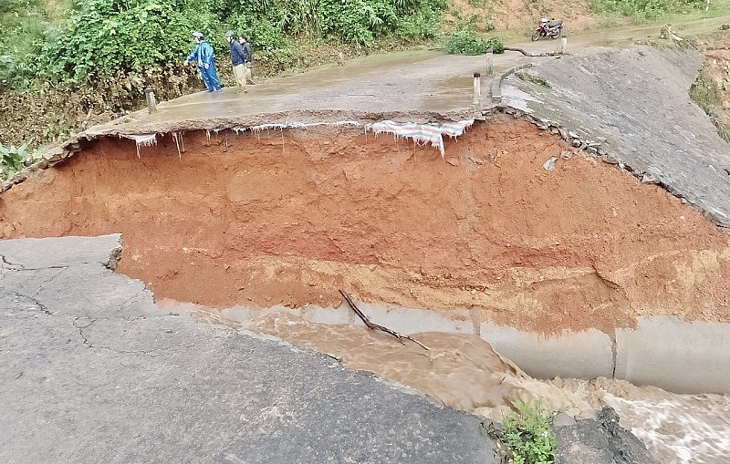 Quảng Trị: Khẩn trương khắc phục hậu quả sau mưa lũ