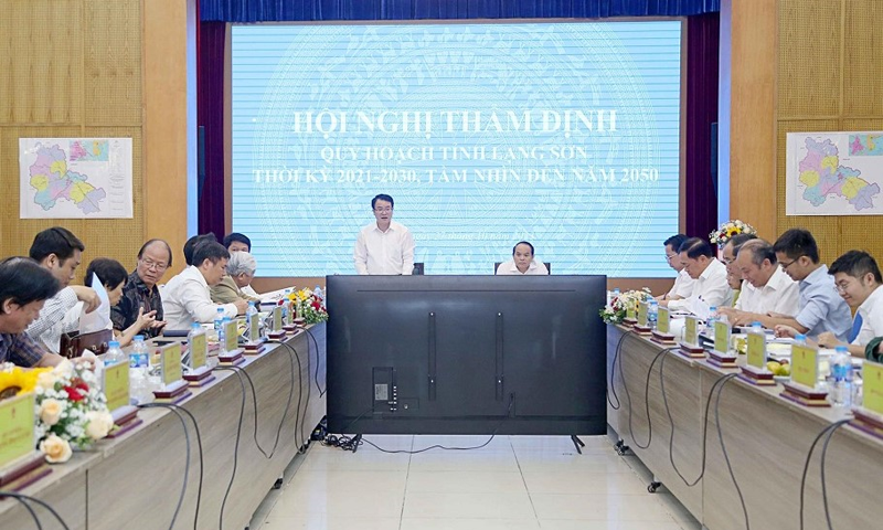  Hội nghị thẩm định quy hoạch tỉnh Lạng Sơn thời kỳ 2021 2030 tầm nhìn đến năm 2050 