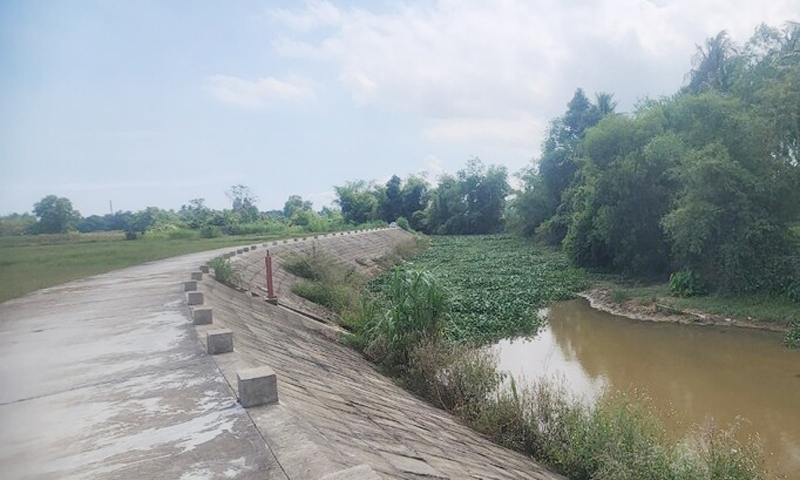 Hoài Nhơn (Bình Định): Xây dựng kè cấp bách sạt lở, bảo vệ khu dân cư trên sông Lại  Giang