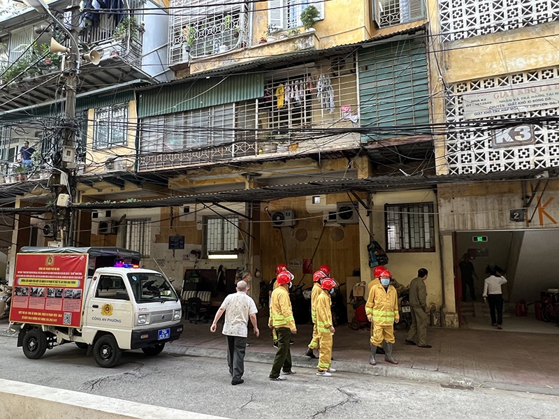 Ba Đình (Hà Nội): Phường Vĩnh Phúc tiếp tục đẩy mạnh tuyên truyền phòng cháy chữa cháy, cứu nạn cứu hộ trong khu dân cư