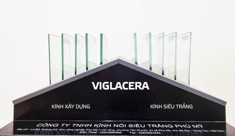 Viglacera sản xuất thành công những m2 kính siêu trắng đầu tiên tại Việt Nam