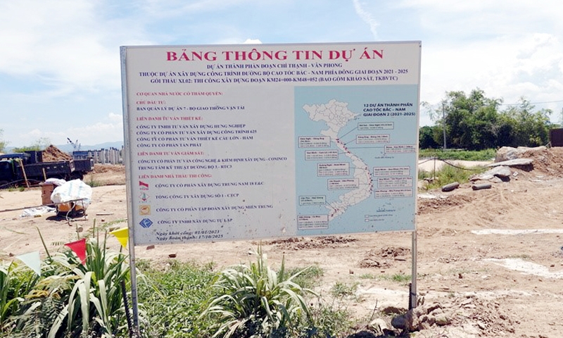 Phú Yên: Xử phạt 307 triệu đồng đối với doanh nghiệp vi phạm khai thác cát thi công cao tốc Bắc – Nam