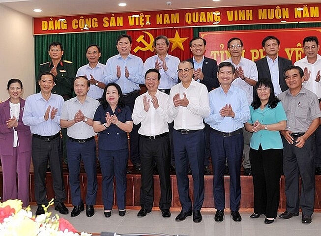 Chủ tịch nước Võ Văn Thưởng làm việc với Ban Thường vụ Tỉnh ủy Phú Yên
