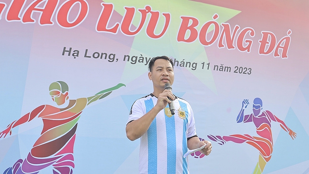 Giao lưu bóng đá giữa Đoàn TN Bộ Xây dựng, Đoàn TN Sở Xây dựng tỉnh Quảng Ninh và Đoàn TN Văn phòng UBND tỉnh Quảng Ninh