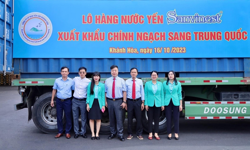 Sanvinest Khánh Hoà được cấp phép xuất khẩu chính ngạch sang Trung Quốc
