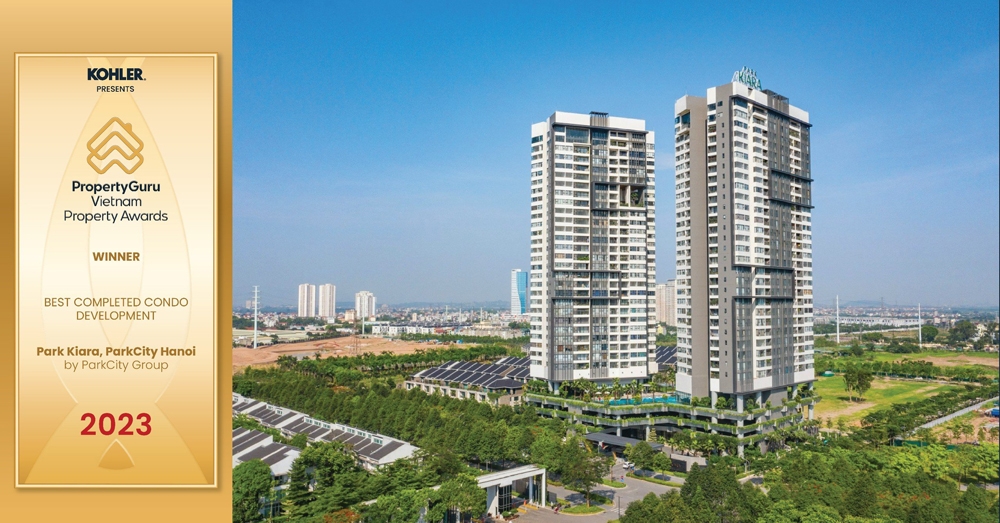 ParkCity Hanoi được vinh danh chiến thắng với 05 giải thưởng lớn tại lễ trao giải PropertyGuru Vietnam Property Awards 2023