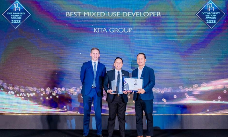 KITA Group nhận giải thưởng “Nhà phát triển bất động sản phức hợp tốt nhất Việt Nam 2023”