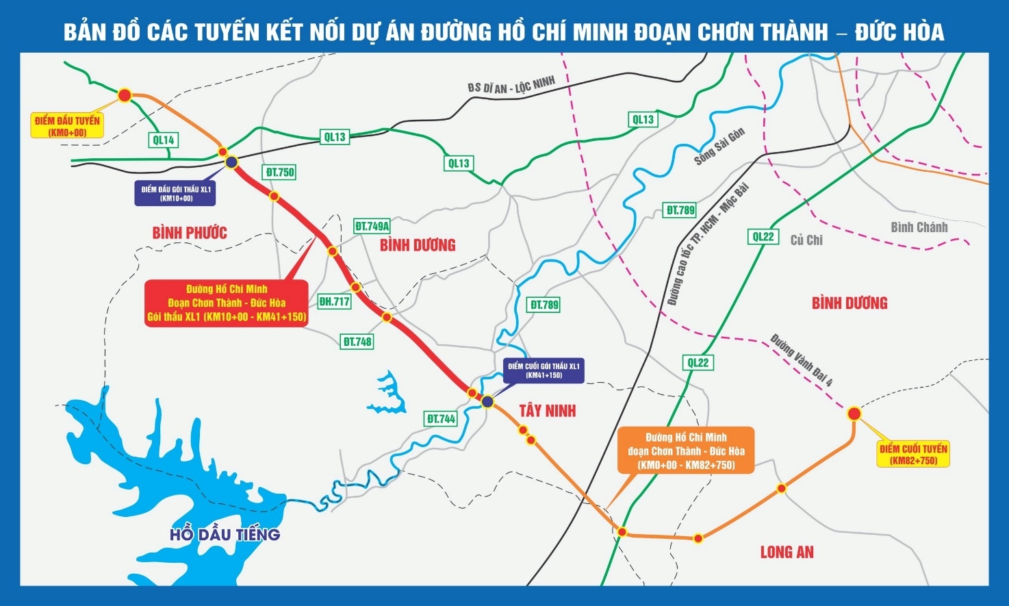 Khởi động lại đường Hồ Chí Minh đoạn Chơn Thành – Đức Hòa sau 12 năm chờ vốn