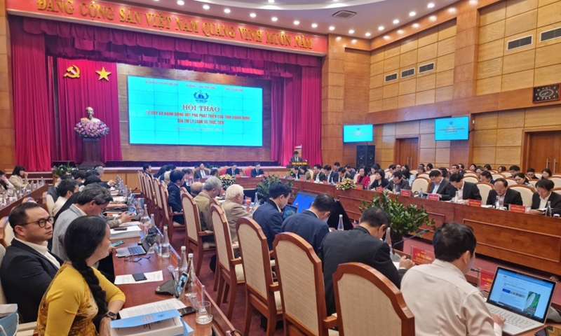 Hội thảo “Tư duy và hành động đột phá phát triển của tỉnh Quảng Ninh - Giá trị lý luận và thực tiễn”