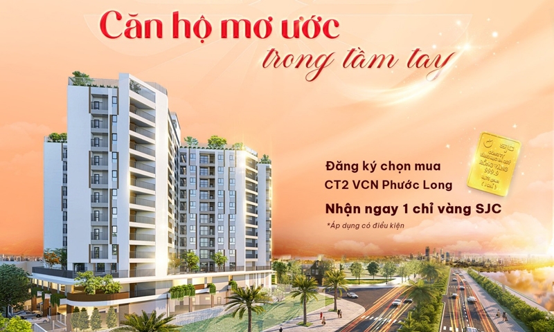 Nha Trang: Căn hộ CT2 VCN Phước Long sẽ ra mắt trong tháng 12/2023
