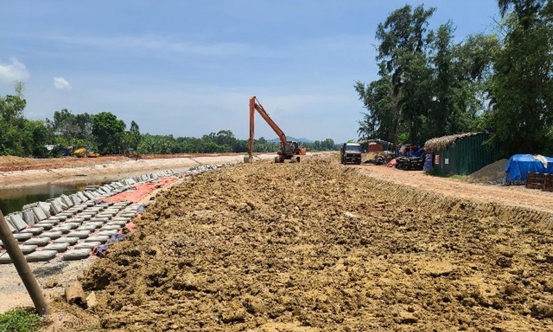 Thanh Hóa: Phê duyệt chủ trương đầu tư Dự án xử lý khẩn cấp kè chống sạt lở đê bao bờ tả sông Yên