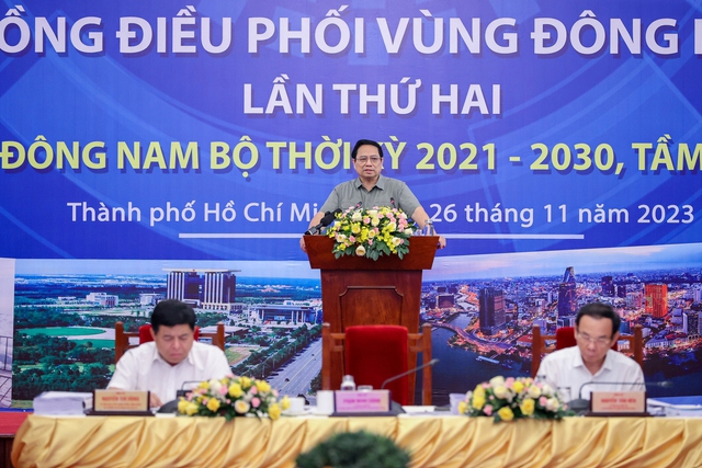 Thủ tướng Phạm Minh Chính: Phát triển toàn diện, bền vững Vùng Đông Nam Bộ