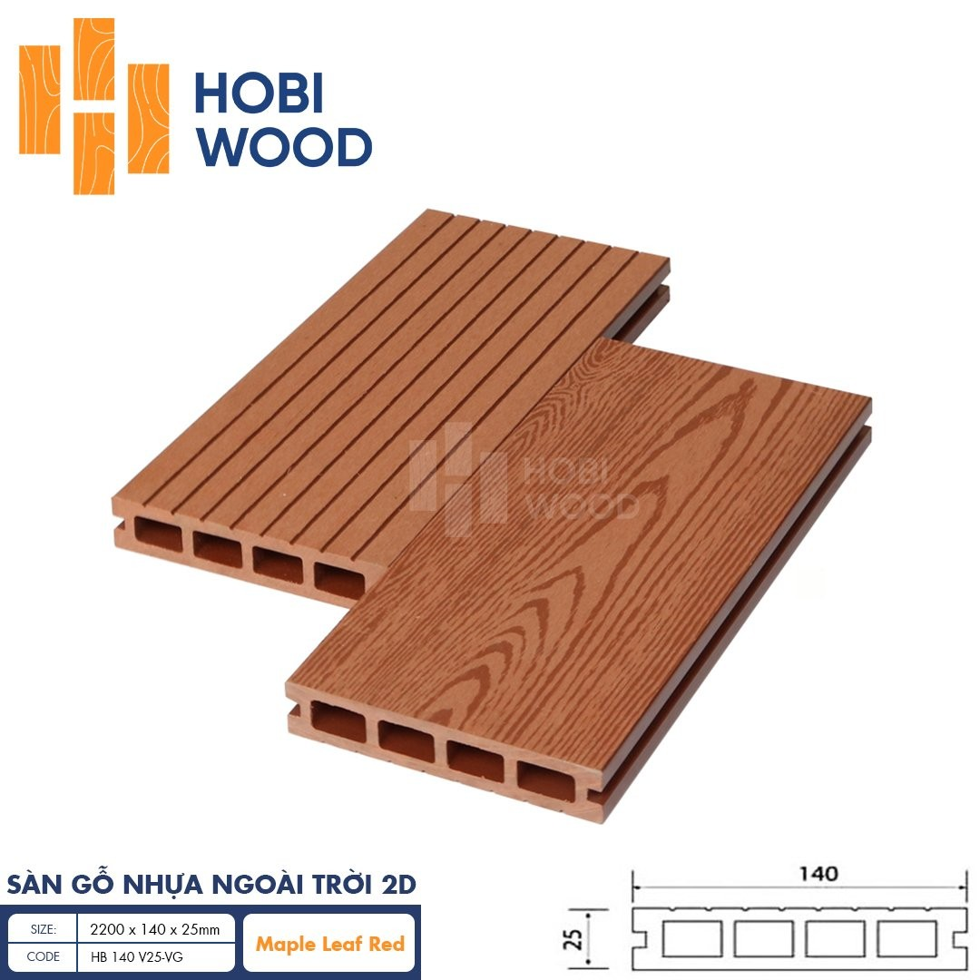 Sàn gỗ nhựa ngoài trời - Lựa chọn hoàn hảo cho mọi công trình