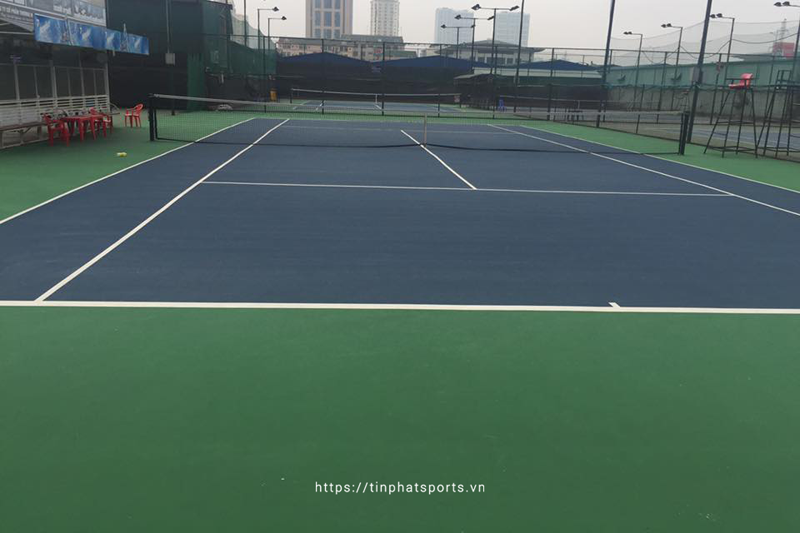 Quy trình thi công sân tennis đạt chuẩn tại Tín Phát Sports