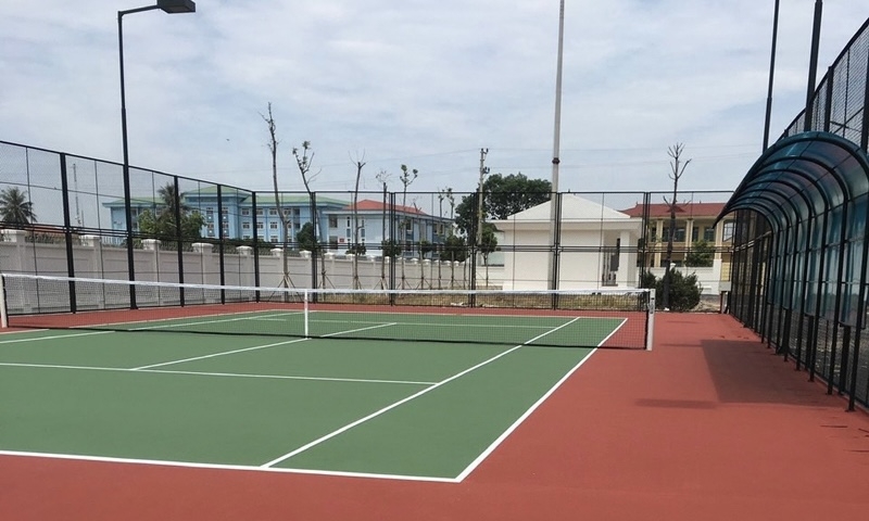 Quy trình thi công sân tennis đạt chuẩn tại Tín Phát Sports