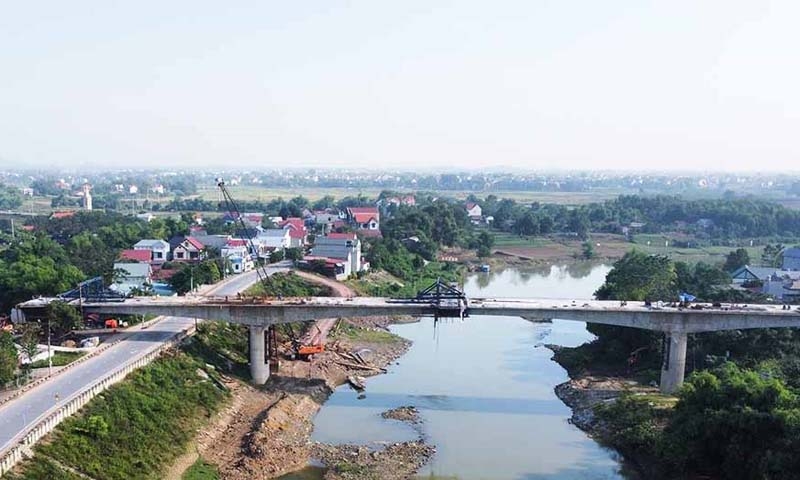 Sắp thông xe cầu nối Thái Nguyên - Bắc Giang hơn 540 tỷ đồng