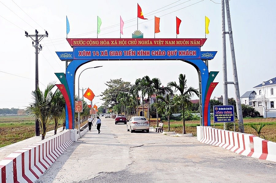 Nam Định: Huyện Giao Thủy chung sức, đồng lòng xây dựng nông thôn mới nâng cao, kiểu mẫu