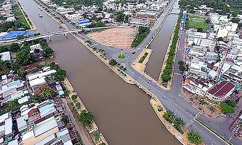 Hậu Giang: Dự án Mở rộng nâng cấp đô thị Việt Nam - Tiểu dự án thành phố Vị Thanh đạt 79,55% tổng giá trị xây lắp
