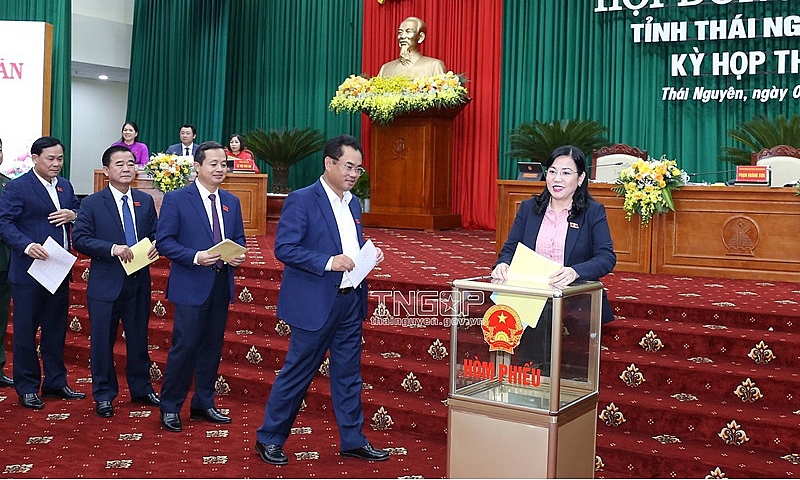 Chủ tịch UBND tỉnh Thái Nguyên Trịnh Việt Hùng đạt 100% phiếu tín nhiệm cao