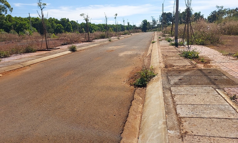 Pleiku (Gia Lai): Dự án khu dân cư Chư HDrông bị bỏ hoang