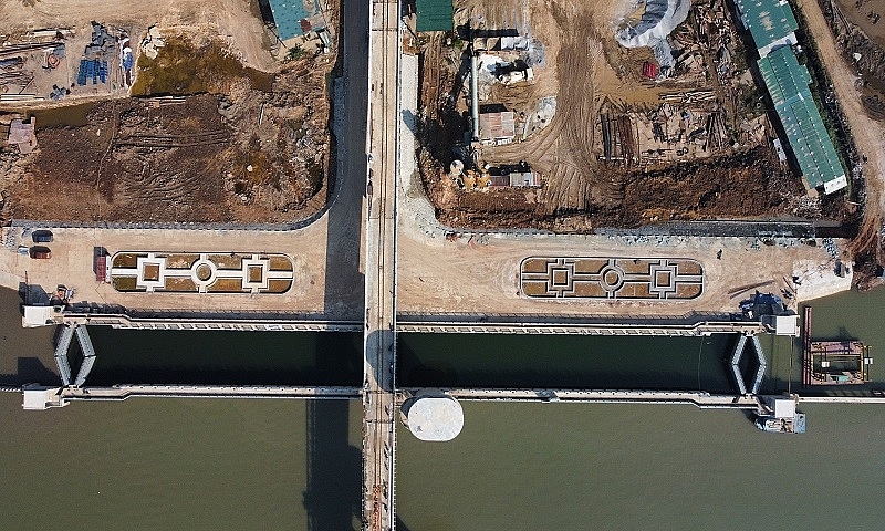 Thanh Hóa: Toàn cảnh công trình đầu mối sông Lèn