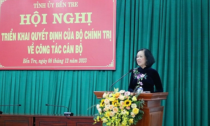 Bến Tre: Phó Bí thư Thường trực Tỉnh ủy Hồ Thị Hoàng Yến giữ chức Quyền Bí thư Tỉnh ủy