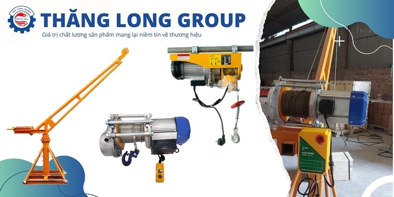 Thăng Long Group - Nhà cung cấp tời điện, cẩu xoay 360 độ uy tín, giá tốt