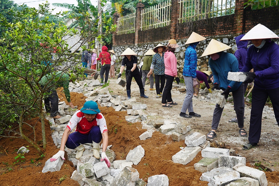 Nghi Xuân (Hà Tĩnh): Tăng tốc hoàn thành xây dựng Nông thôn mới kiểu mẫu