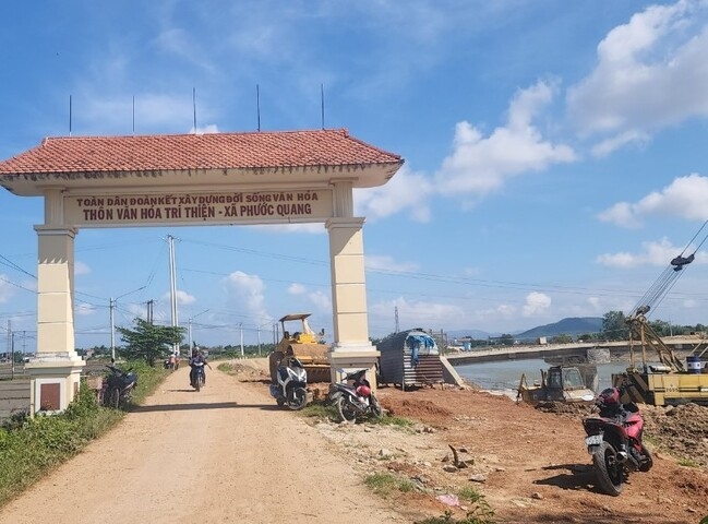 Bình Định: Sửa chữa, kiên cố tuyến đê hạ lưu đập dâng Thạnh Hòa 1