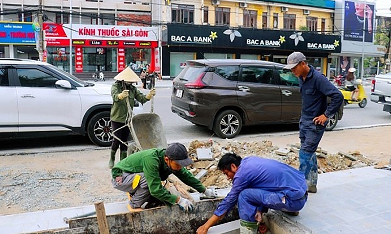Thành phố Hà Tĩnh: Đẩy nhanh tiến độ thi công, phấn đấu hoàn thành phần hạ tầng ngầm trước mùa mưa bão
