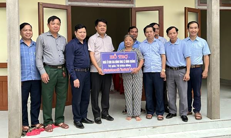 Hương Sơn (Hà Tĩnh): Hỗ trợ xây mới 258 nhà ở cho người dân có hoàn cảnh khó khăn