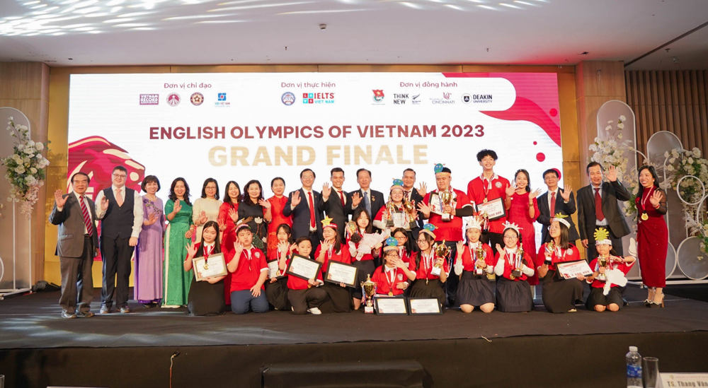 English Olympics of Vietnam 2023 thắp sáng tài năng thanh niên Việt Nam