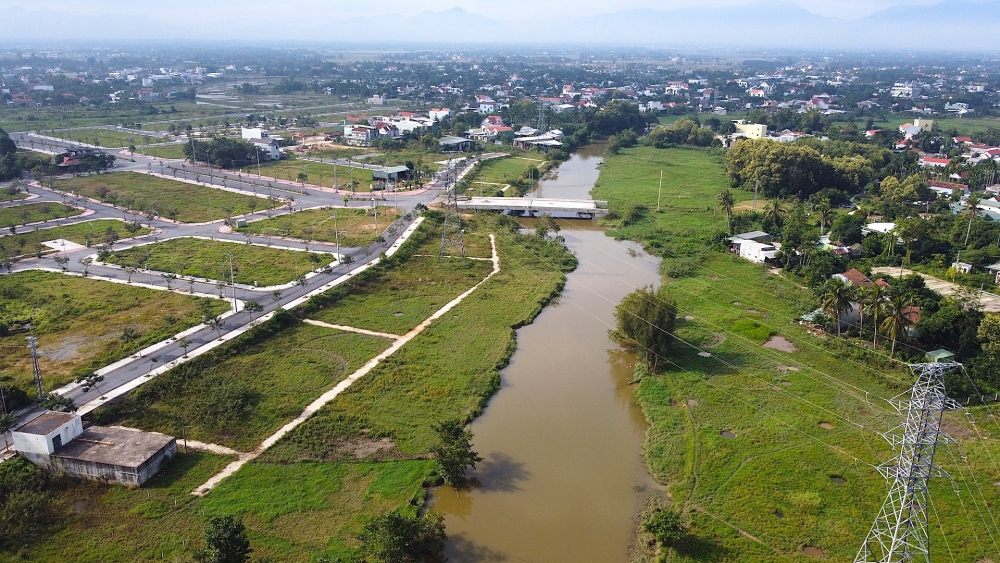 Yêu cầu tạm dừng thi công nạo vét sông Bàu Giang, khu vực giáp ranh thành phố Quảng Ngãi