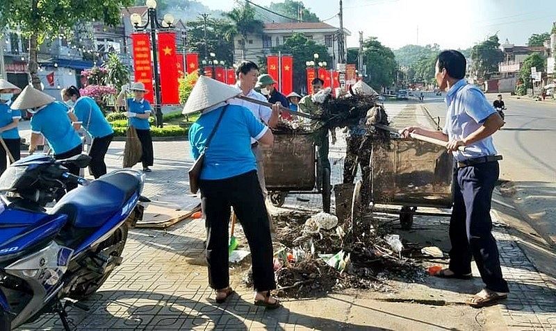 Phú Lương (Thái Nguyên): Thị trấn Đu tích cực chỉnh trang đô thị văn minh