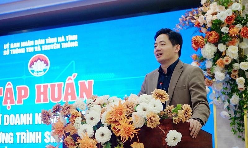 Hà Tĩnh: Tập huấn chuyển đổi số trong hoạt động của doanh nghiệp trên địa bàn tỉnh
