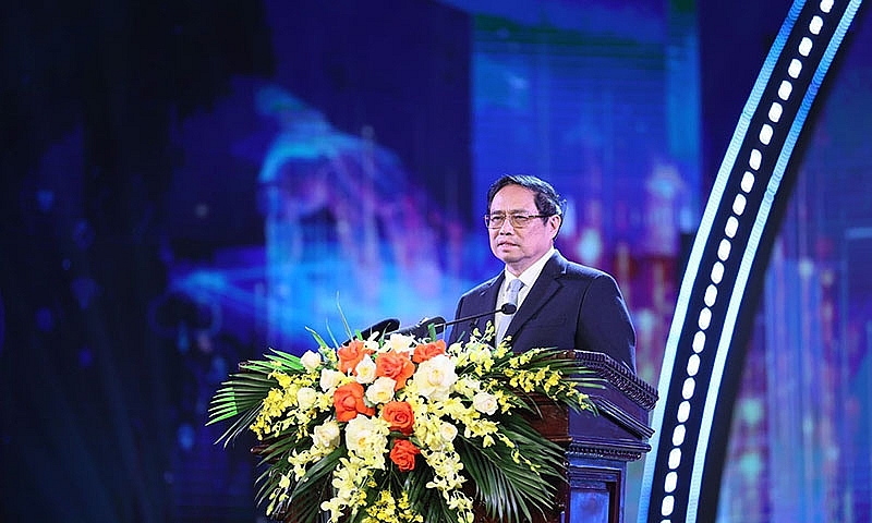 Thủ tướng Phạm Minh Chính tới dự lễ trao giải Nhân tài đất Việt năm 2023