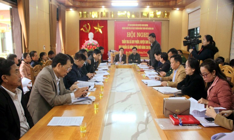 Tam Dương (Vĩnh Phúc): Thẩm tra kết quả thực hiện các tiêu chí xã nông thôn mới nâng cao năm 2023 xã Thanh Vân và Duy Phiên