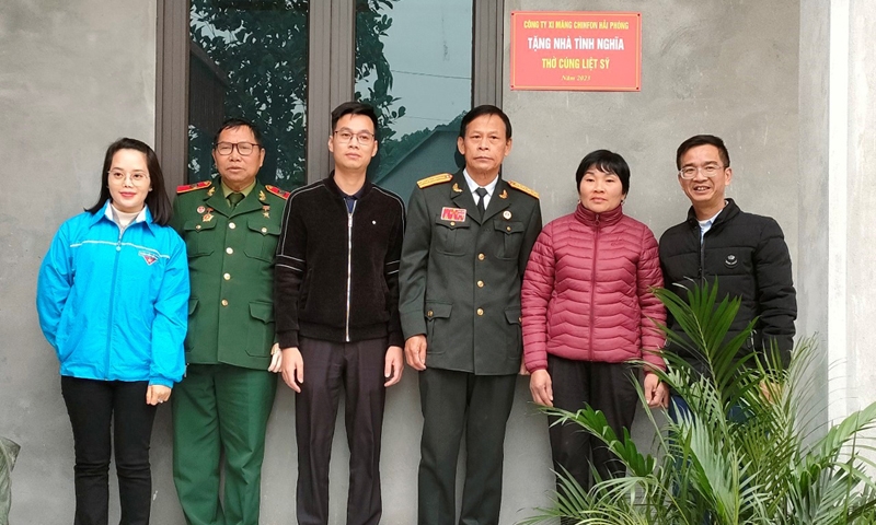 Thành phố Yên Bái: Khánh thành, bàn giao nhà tình nghĩa cho thân nhân liệt sỹ tại xã Tân Thịnh